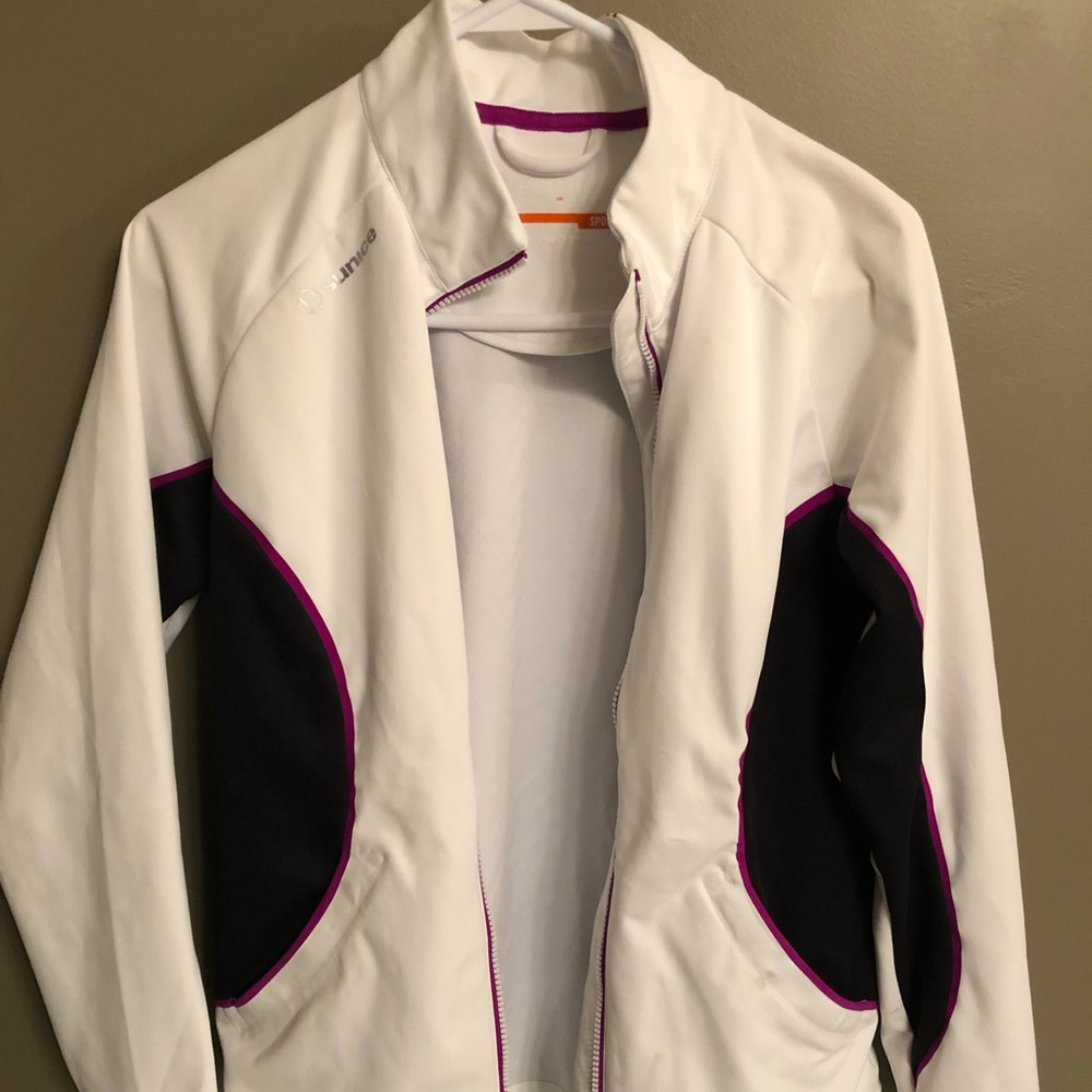 white Sunice sport jacket